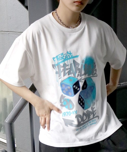 Starting Over tシャツ oversize old print T-shirt/オーバー