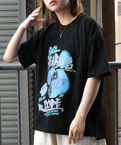 Starting Over tシャツ oversize old print T-shirt/オーバー