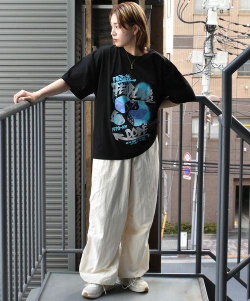 Starting Over tシャツ oversize old print T-shirt/オーバー
