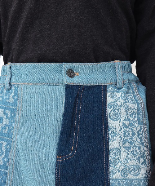 チチカカ（TITICACA） デニムスカート パッチデニムスカート「大きい