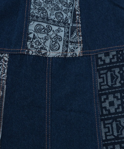 チチカカ（TITICACA） デニムスカート パッチデニムスカート「大きい