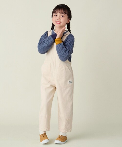 BEAMS mini サロペット オーバーオール キャンプ 2024FW（90〜150cm 
