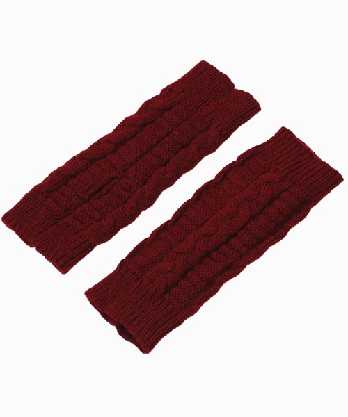 ALWAYS GOOD TIME アームカバー ケーブルニットハンドウォーマー
