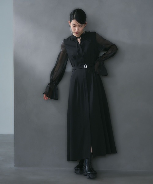 HARE 2way ワンピース【オケージョンドレス/結婚式】 値下げ交渉⭕️ HARE ドレス 「オケージョン/セレモニー/結婚式」2WAYシアー