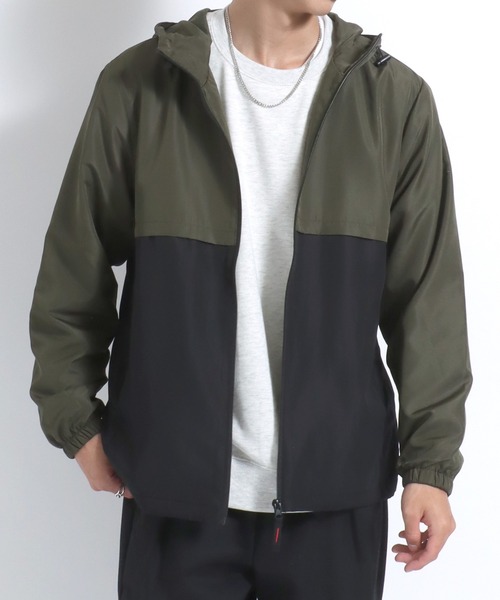 マウンテンパーカー M〜3XL 撥水加工 マウンテンパーカー ウインドブレーカー 撥水加工・UVカット加工