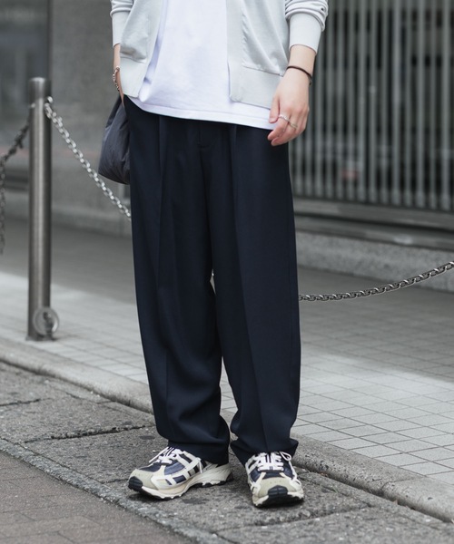 ATTACHMENT 22AW WO/PE インターロック イージートラウザーズ ATTACHMENT(アタッチメント) - WO/PE INTERLOCK EASY TROUSERS