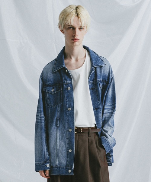 BLAYMORE デニムジャケット gジャン Washed Denim Belted Jacket 