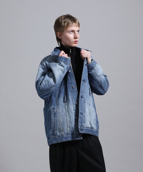 BELPER ベルパー デニムジャケット Gジャン ブルー BLAYMORE デニムジャケット gジャン 「BLAYMORE」 Washed Denim