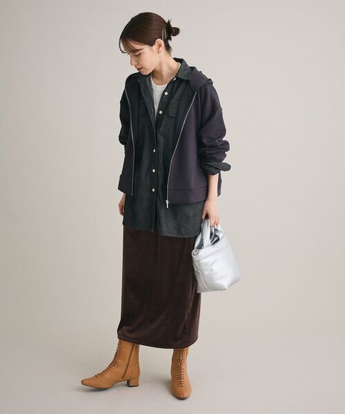 Green Parks シャツ ブラウス デニムBIGシャツ レディース : ZOZOTOWN 