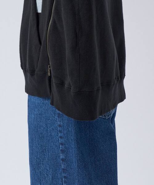 FACETASM 7 BARS ZIPPER HOODIE ブラック FACETASM パーカー 「FACETASM/ファセッタズム」7BARS ZIPPER