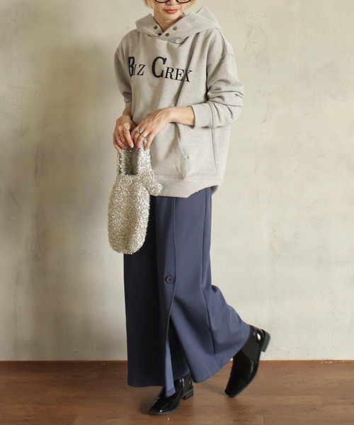 BIZ CREEK パーカー オリジナルロゴパーカー レディース : ZOZOTOWN