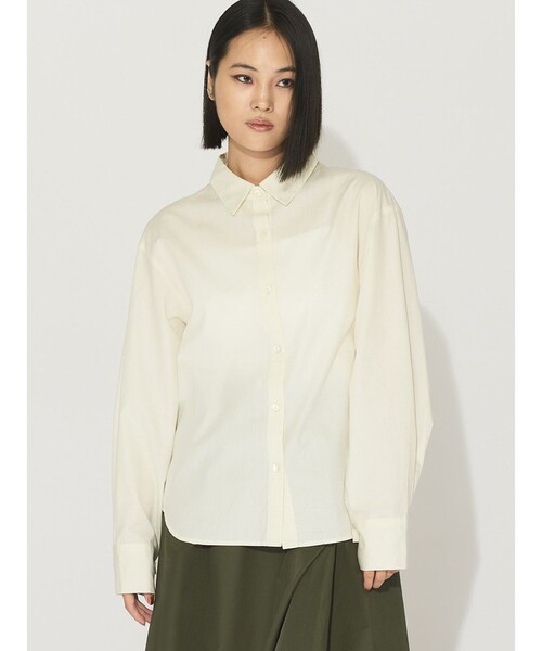 ブラウス シャツ MIDIUMISOLID for Ladies ストラップカフスシャツ（RELAX) レディース
