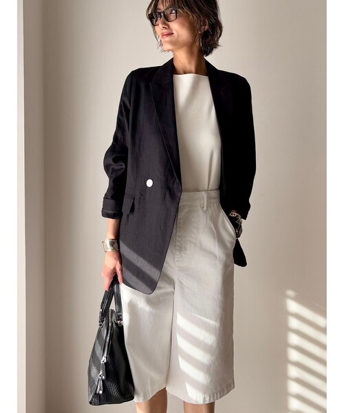 Demi-Luxe BEAMS ピンヘッド ジャケット クロップドパンツ セット Demi-Luxe BEAMS（デミルクス ビームス）【タイムセール