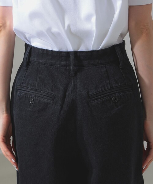 新品　Demi-Luxe BEAMS パンツ　レディース　ダークネイビー　40 Demi-Luxe BEAMS パンツ エディター東原妙子 × / ツイル