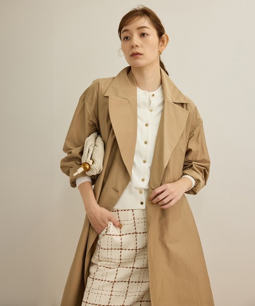 新作レディース*DRIES VAN NOTEN*コットンポプリンコート ロング ROPE' トレンチコート コート 「軽量」コットンポプリン