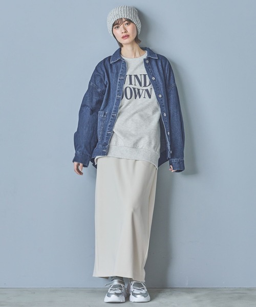 LAKOLE（ラコレ） スカート 「着丈が選べる」ジョーゼットナロー