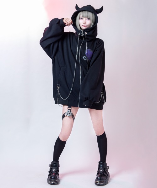 BACKSTAGE PASS（バックステージパス） パーカー DEMON TIME(デーモン