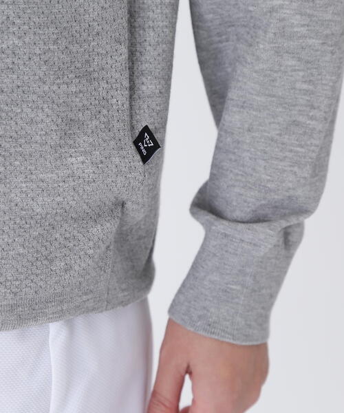 PING ニット セーター 「PING APPAREL」メッシュジャカード