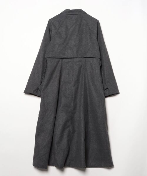「FILLOU」 コート X-LARGE ダークグレー レディース_画像2