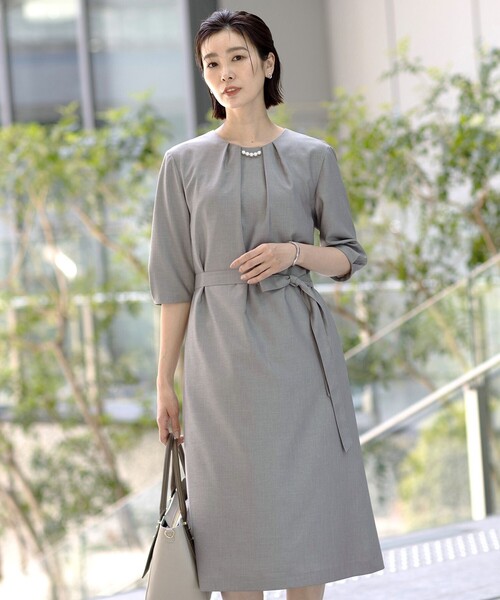 ワンピース 「洗える・UV加工・吸水速乾」OXIJEWELストレッチ
