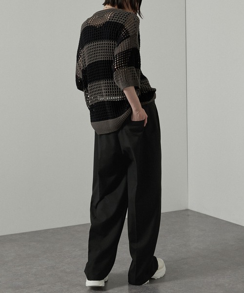 Burberry 激レア レイヤードワイドパンツ スラックス Burberry 激レア レイヤードワイドパンツ スラックス