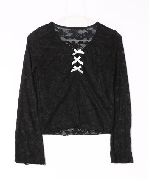 AsRiRe tシャツ インナー付きレーストップス レディース : ZOZOTOWN