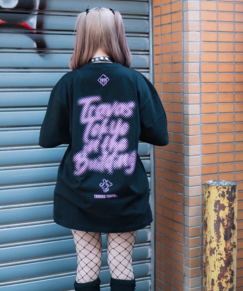 【2点おまとめ】TRAVAS TOKYO クマ ビッグ Tシャツ ブラック　黒 TRAVAS TOKYO tシャツ 「TRAVAS TOKYO/トラバス トーキョー