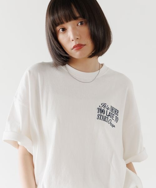 ヌーミレ限定 Tシャツ ✨新品未開封✨Lサイズ PBLIM tシャツ 「UNISEX/タフT」シシュウロゴTシャツ レディース