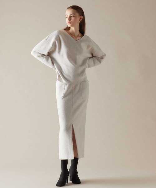 「Liesse」 タイトスカート M ブルー レディース_画像2