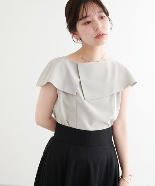ブラウス シャツ 「一部店舗限定」アシメオフショルブラウス レディース natural couture ブラウス シャツ 「WEB限定」アシメカラー