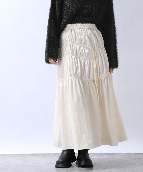 JEANASIS｜ニュアンスプリントフレアスカート | Rakuten Fashion