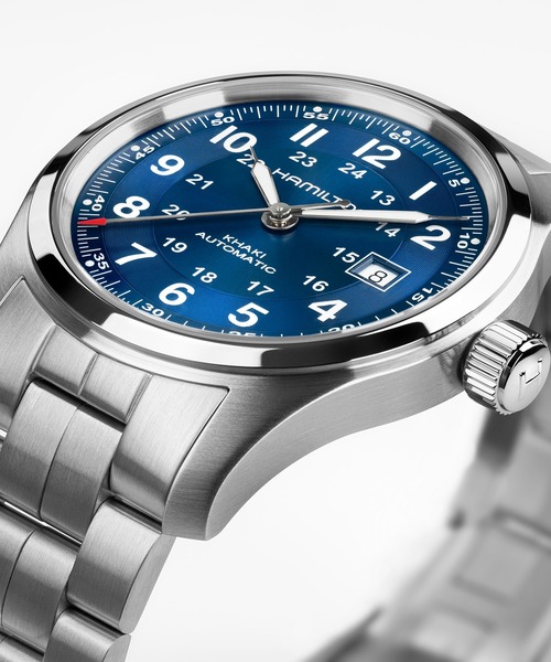42mm ハミルトン Hamilton H387150 自動巻き HAMILTON 腕時計 「ハミルトン」 Khaki Field （カーキ