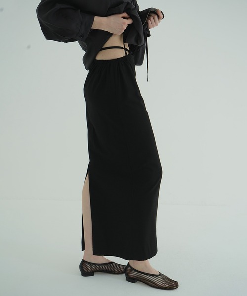 CLANE（クラネ） スカート WAIST GATHER HOLE SKIRT : ZOZOTOWN Yahoo