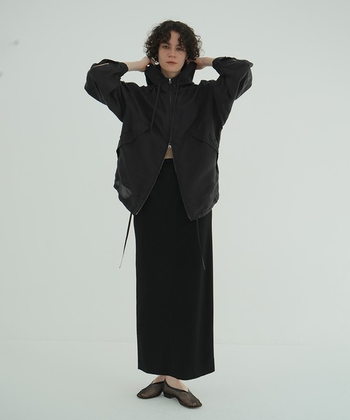 CLANE（クラネ） ロング スカート WAIST GATHER HOLE SKIRT : ZOZOTOWN