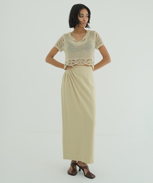 CLANE（クラネ） スカート WAIST GATHER HOLE SKIRT : ZOZOTOWN Yahoo