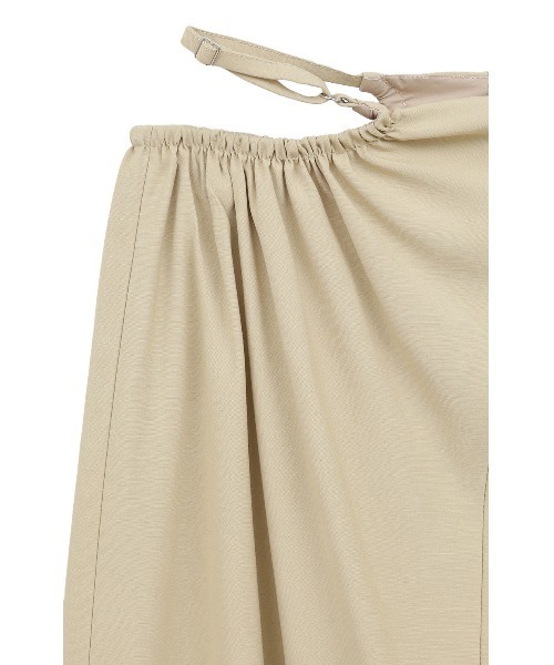 CLANE（クラネ） ロング スカート WAIST GATHER HOLE SKIRT : ZOZOTOWN