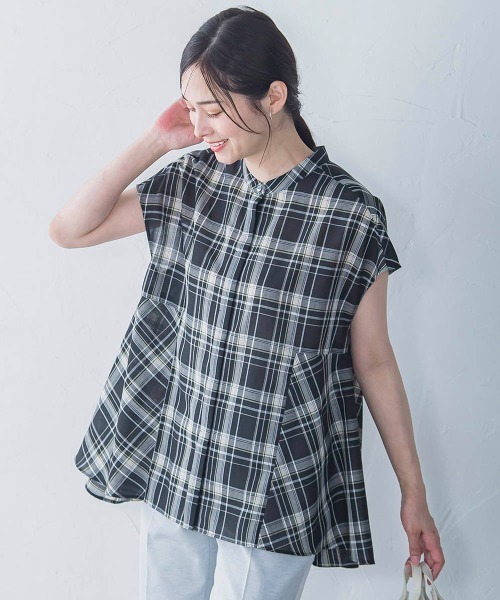 LAUTREAMONT（ロートレアモン） リネンシャツ ブラウス シャツ 夏 半袖
