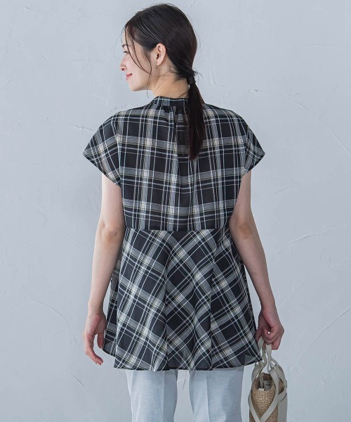 LAUTREAMONT（ロートレアモン） ブラウス シャツ マドラスチェック