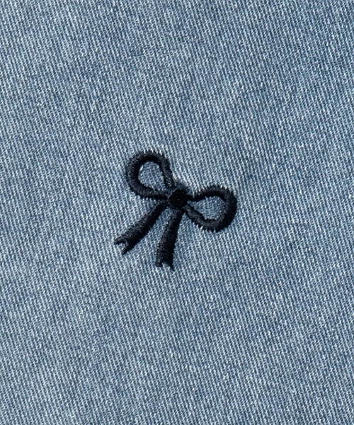 [me+em select] обработка Denim брюки MEDIUM голубой женский 