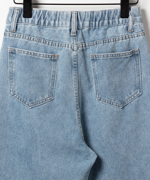 [me+em select] обработка Denim брюки MEDIUM голубой женский 
