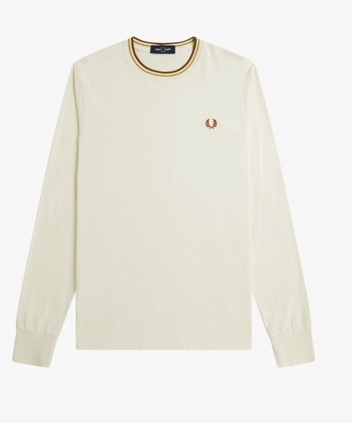 [FRED PERRY] трикотажный джемпер с длинным рукавом M темно-синий женский 