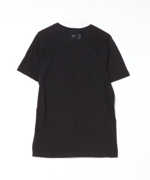 「Y-3」 ワンポイント半袖Tシャツ M ブラック メンズ