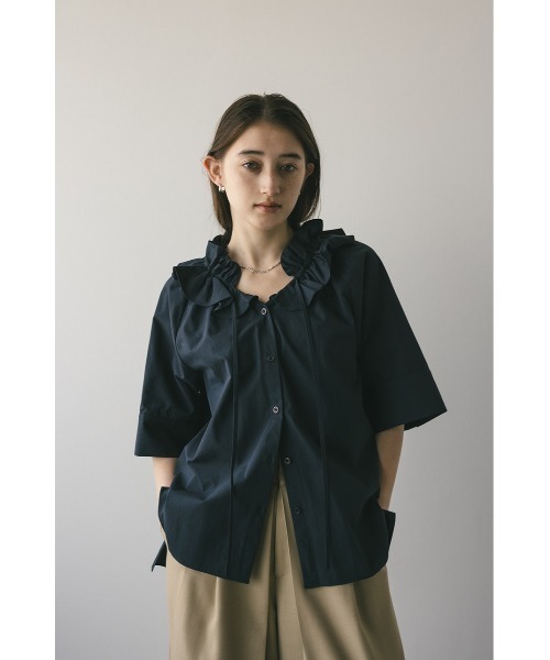 【全品送料無料】 ブラウス STYLEMIXER シャツ レディース フリルカラーブラウス トップス