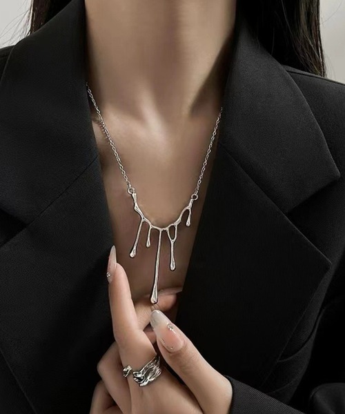 ALMO ネックレス メルトデザインネックレス(BQ) レディース : ZOZOTOWN