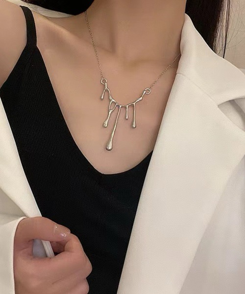 ALMO ネックレス メルトデザインネックレス(BQ) レディース : ZOZOTOWN