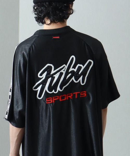 FUBU tシャツ 「FUBU/フブ」LOGO TAPE GAME SHIRT/ロゴテープ