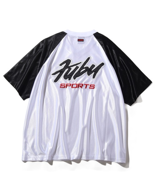 FUBU tシャツ 「FUBU/フブ」LOGO TAPE GAME SHIRT/ロゴテープ