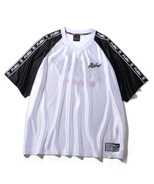 FUBU tシャツ 「FUBU/フブ」LOGO TAPE GAME SHIRT/ロゴテープ