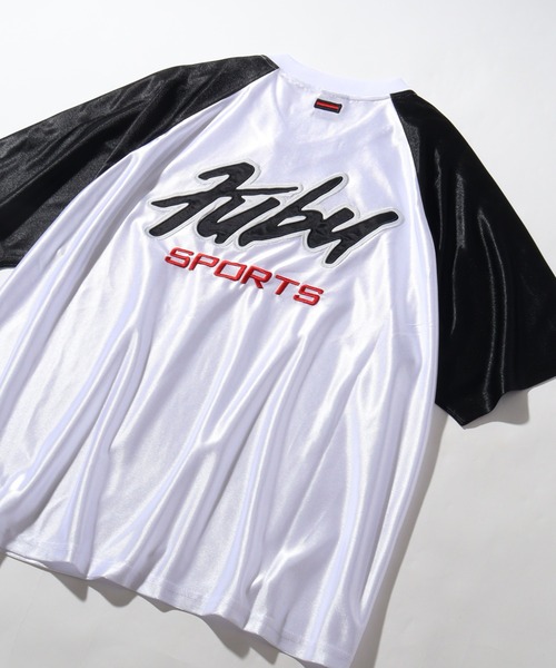 FUBU tシャツ 「FUBU/フブ」LOGO TAPE GAME SHIRT/ロゴテープ