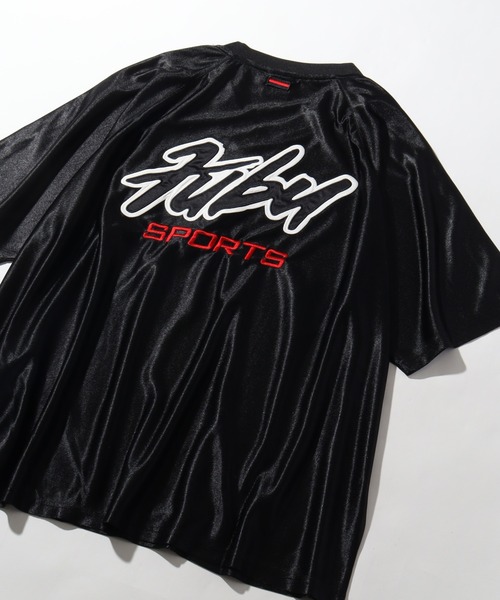 FUBU ゲームシャツ FUBU - fubu ゲームシャツ ブラック メッシュの通販 by
